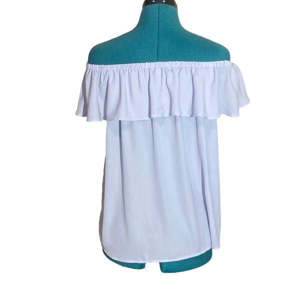 Loft Off-Shoulder Ruffle Blouse - Picture 5 of 13